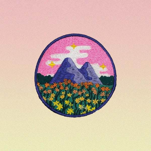 The Space Bureau - Wildflower Hike Patch - Iron-on