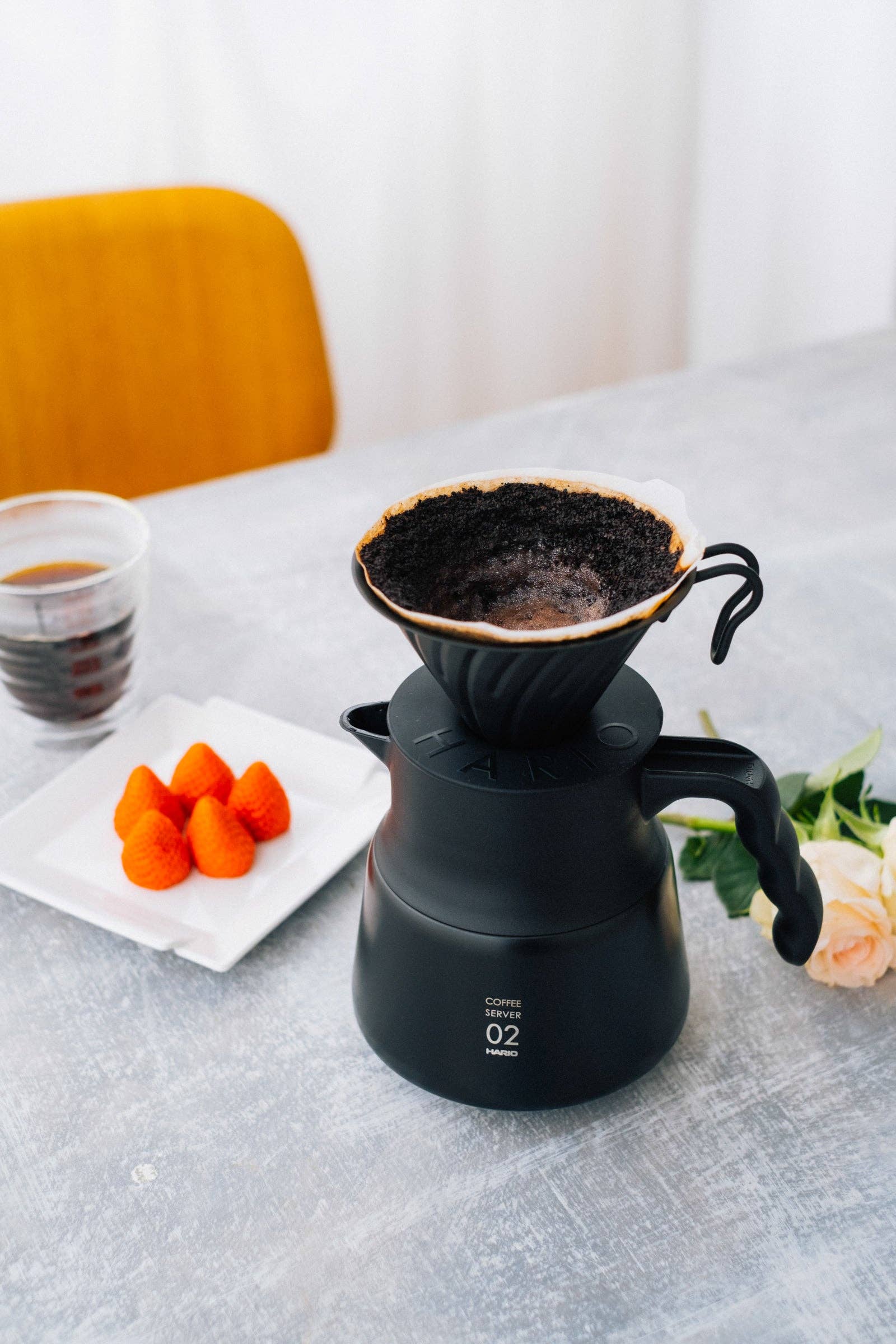 HARIO USA - V60 Metal Coffee Dripper 02: Matte Black