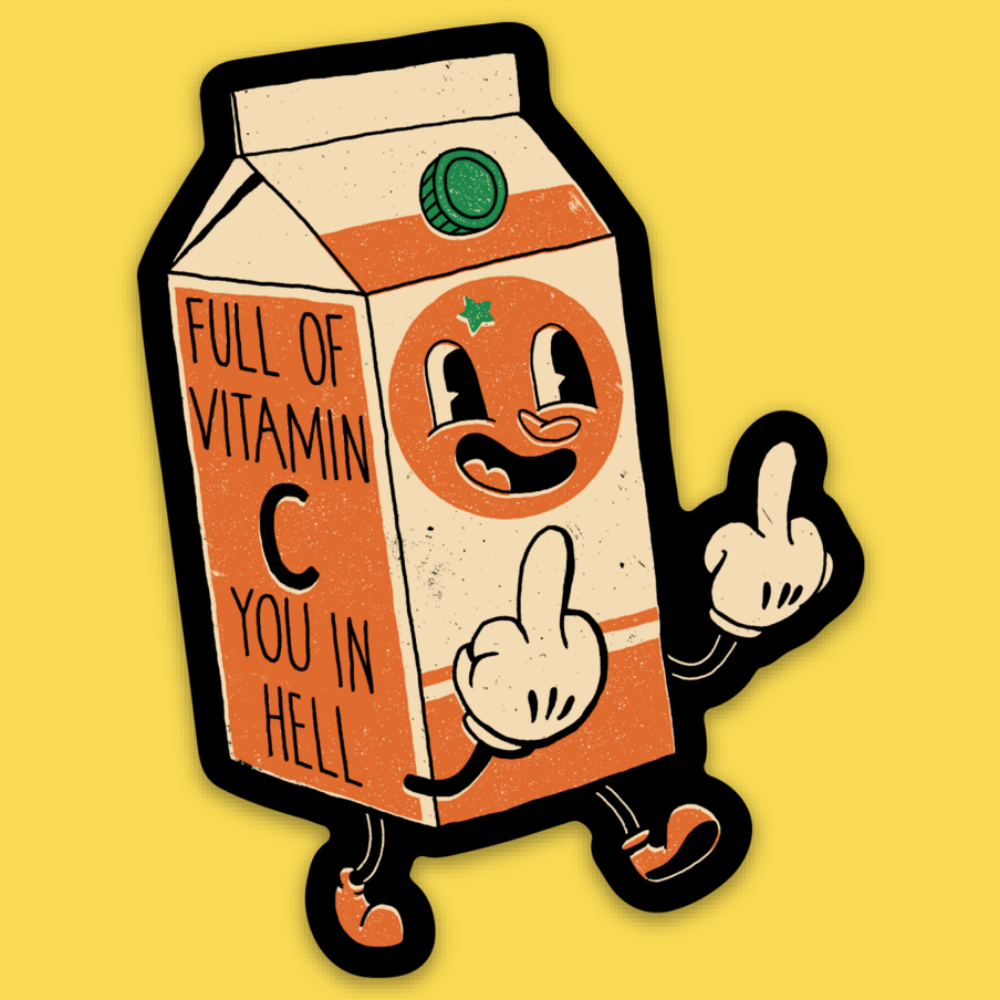 Vitamin C You In Hell - Sticker