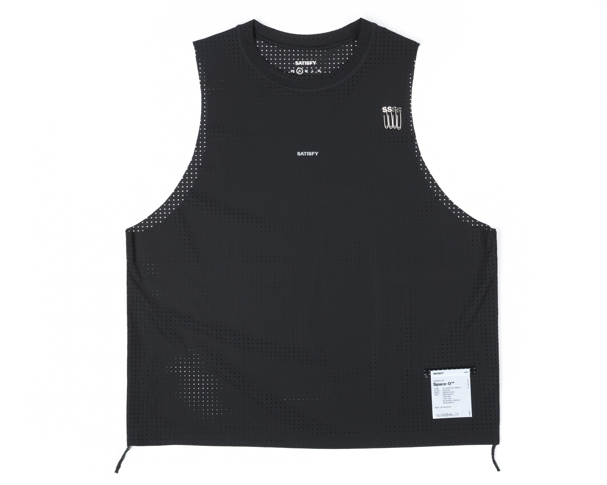 SATISFY - (women's) Space-O Muscle Tee Black