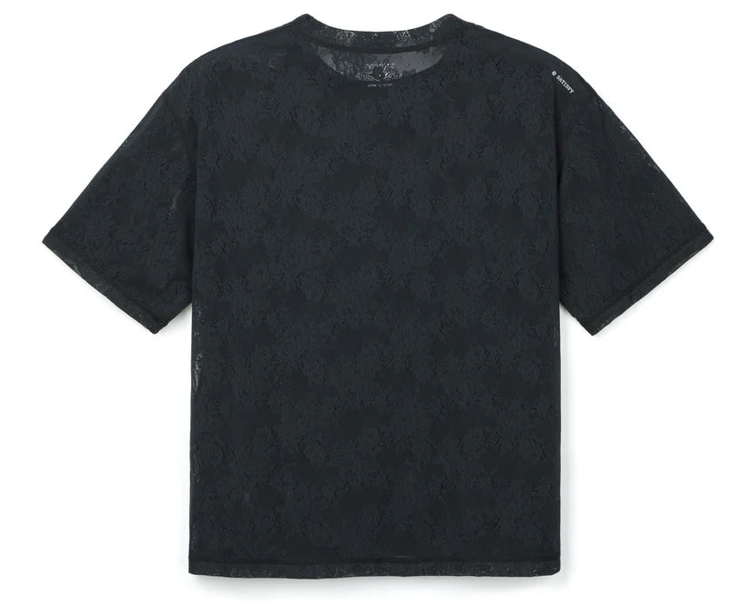 SATISFY - Women's Space-Lace T-Shirt - Black