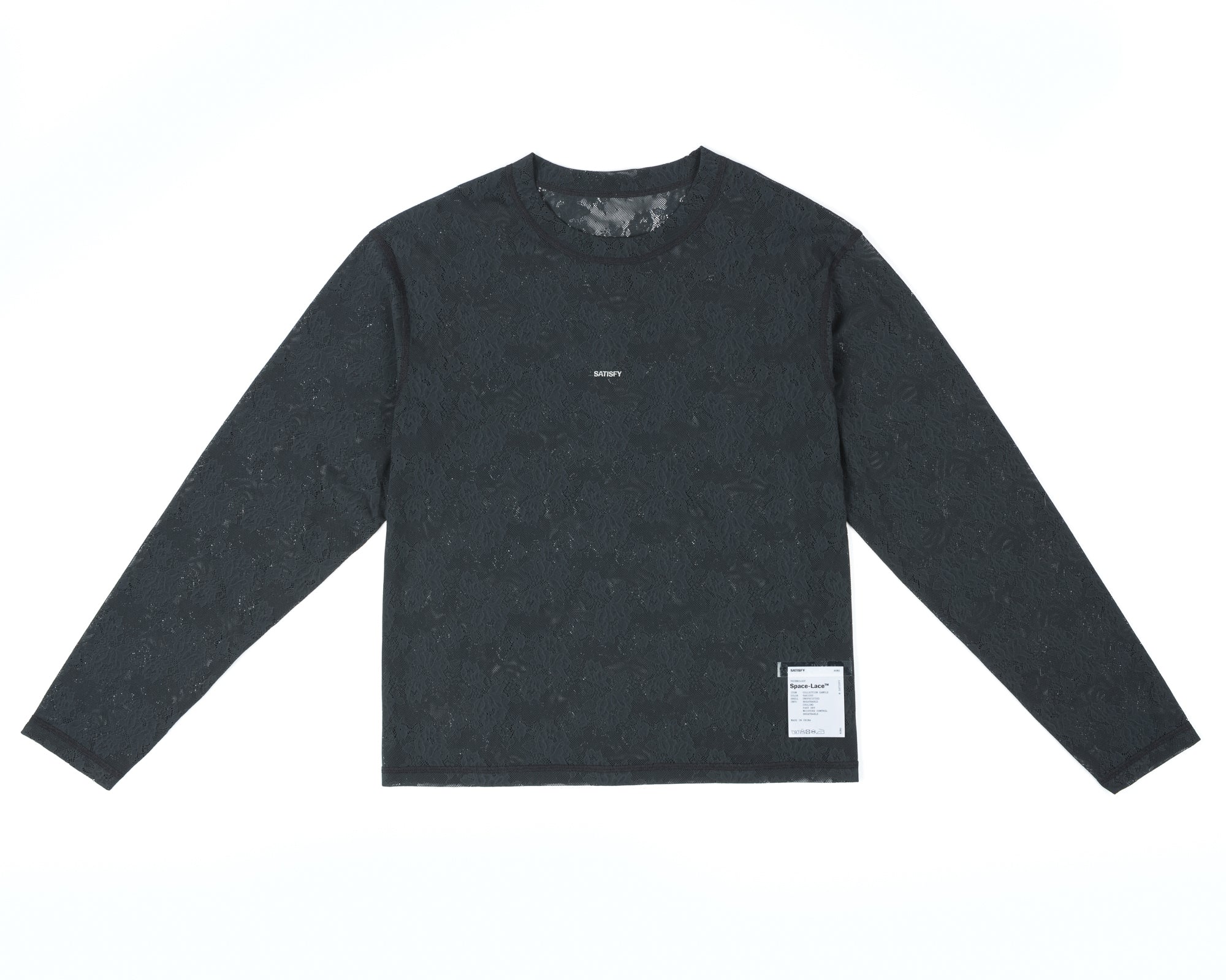 SATISFY - (women's) Space-Lace Long Tee - Black