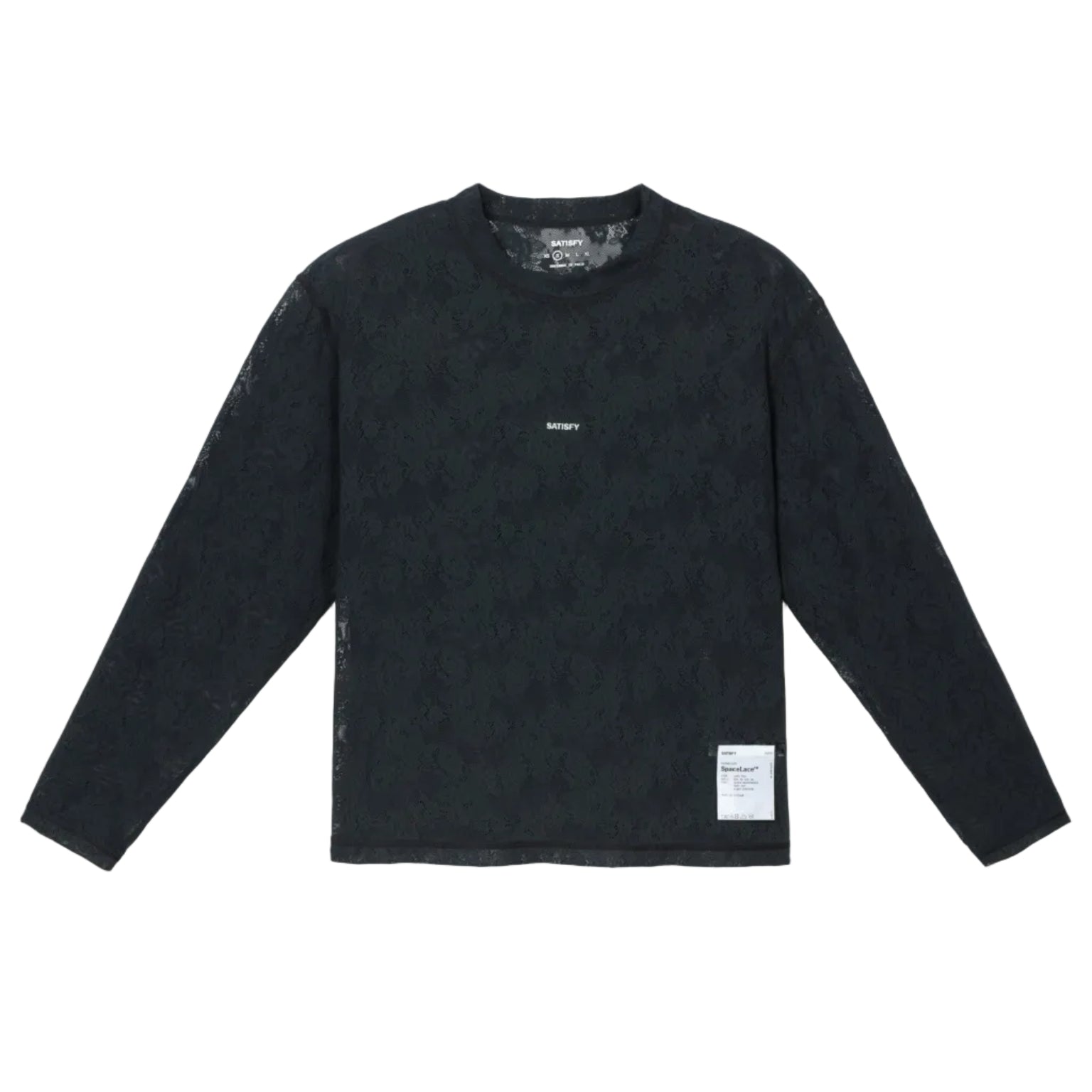 SATISFY - Women's Space-Lace Long Tee - Black