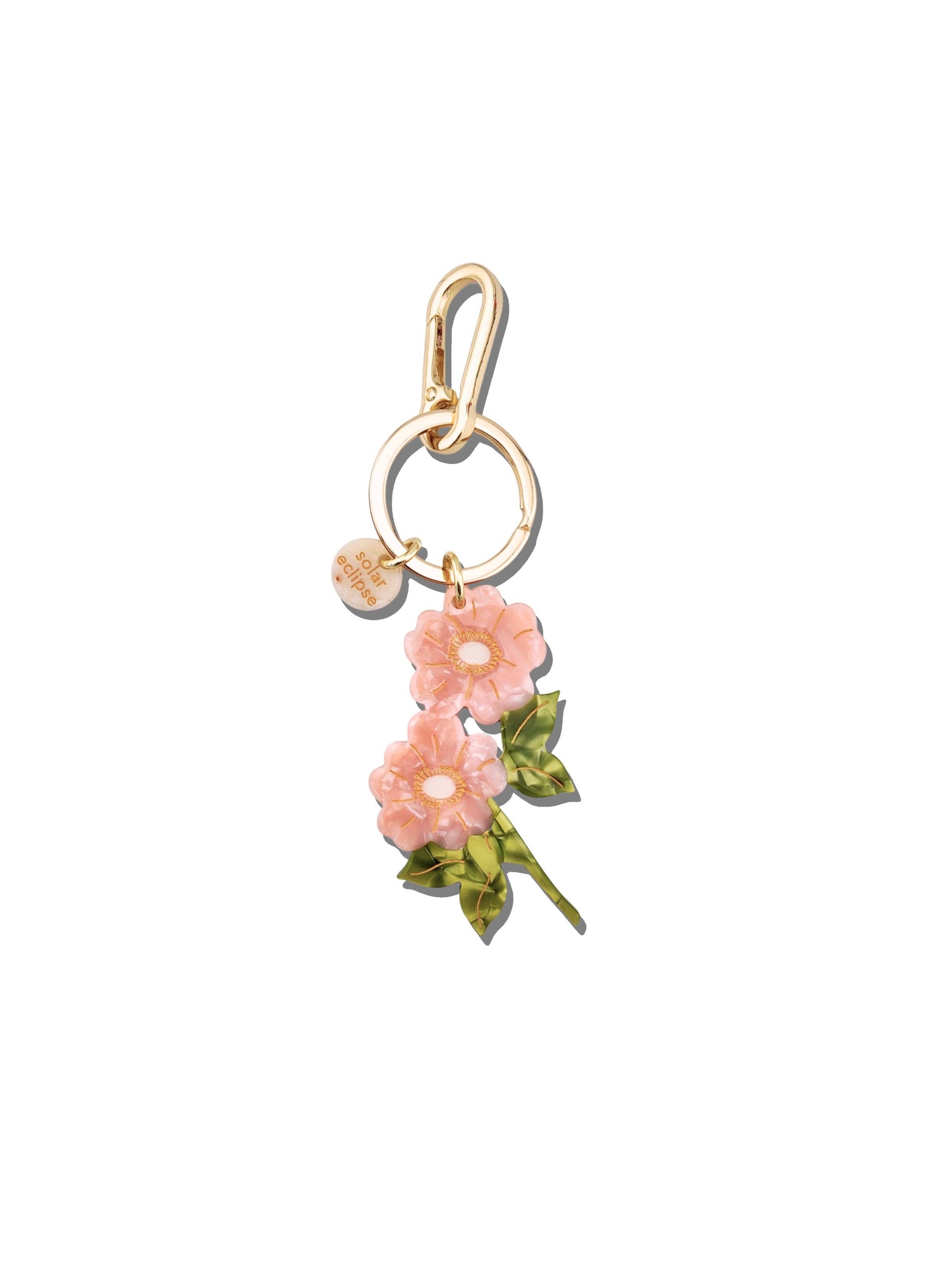 Solar Eclipse - Wild Roses Bag Charm + Keychain
