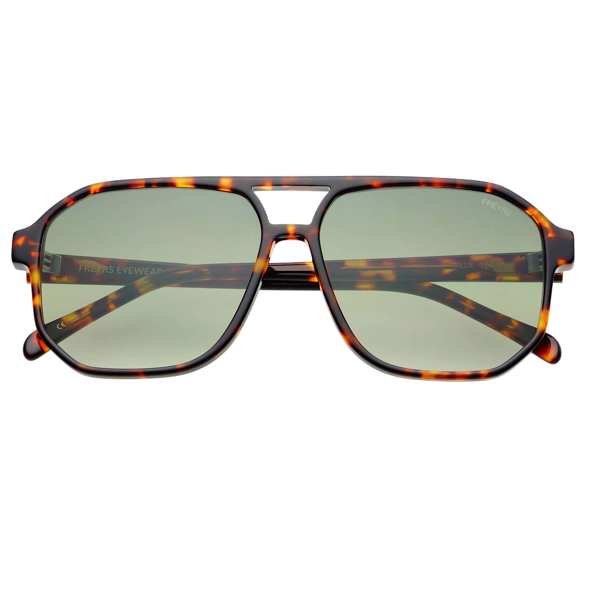 FREYRS - Billie Sunglasses - Tortoise/Green