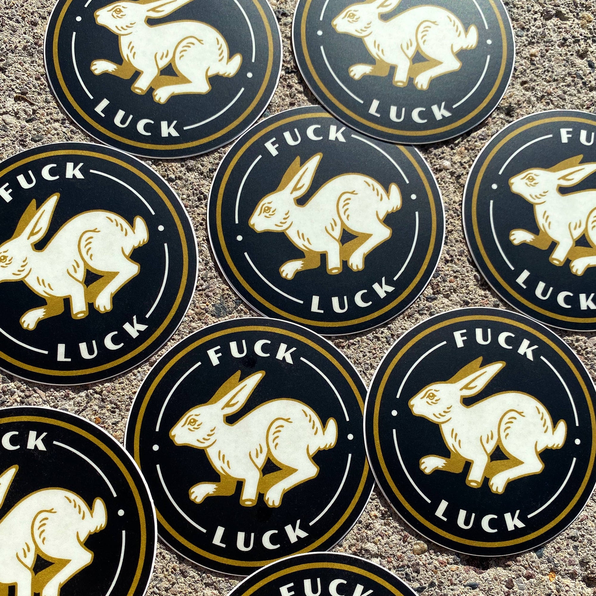 Fuck Luck Sticker - Space Camp