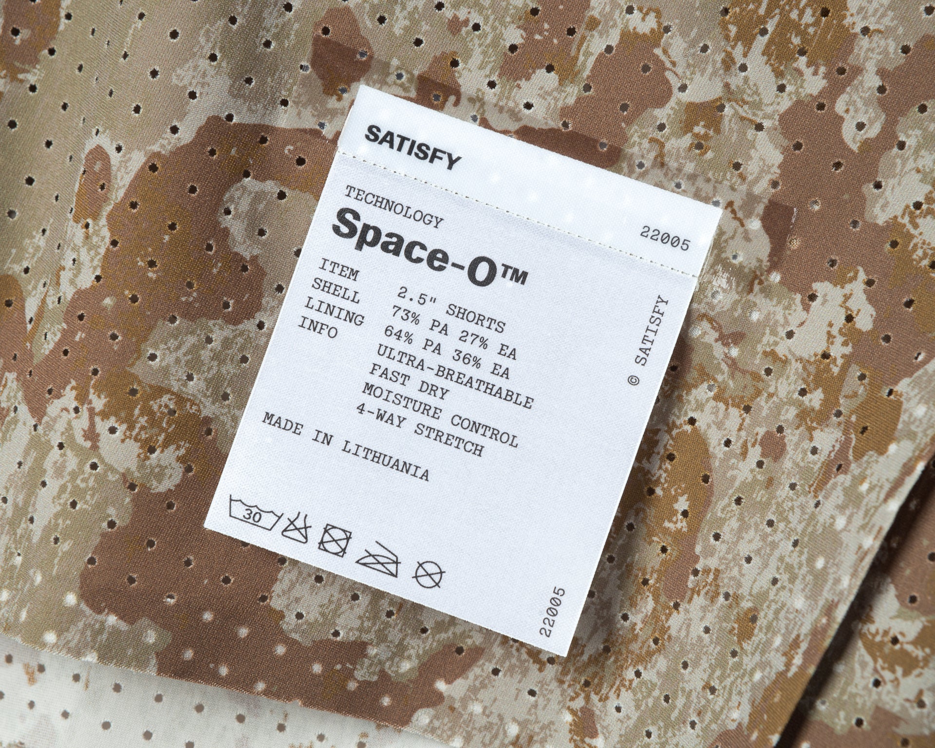 SATISFY - Space‑O™ 2.5" Shorts - Camo