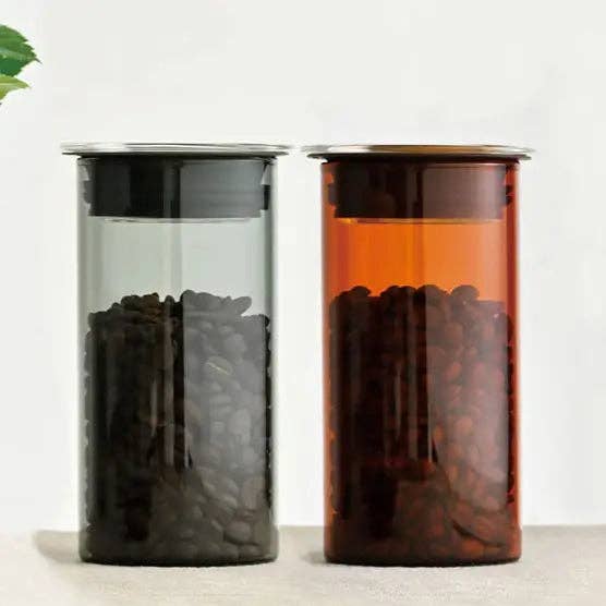 Hario - Colors Glass Series - Canister 400mL: Amber