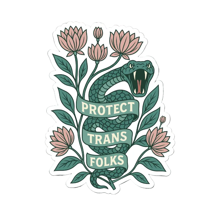 Protect Trans Folks - Sticker