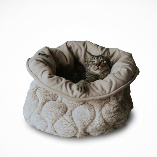Lambwolf Collective - TAART Reversible Petite Pet Bed - Camel