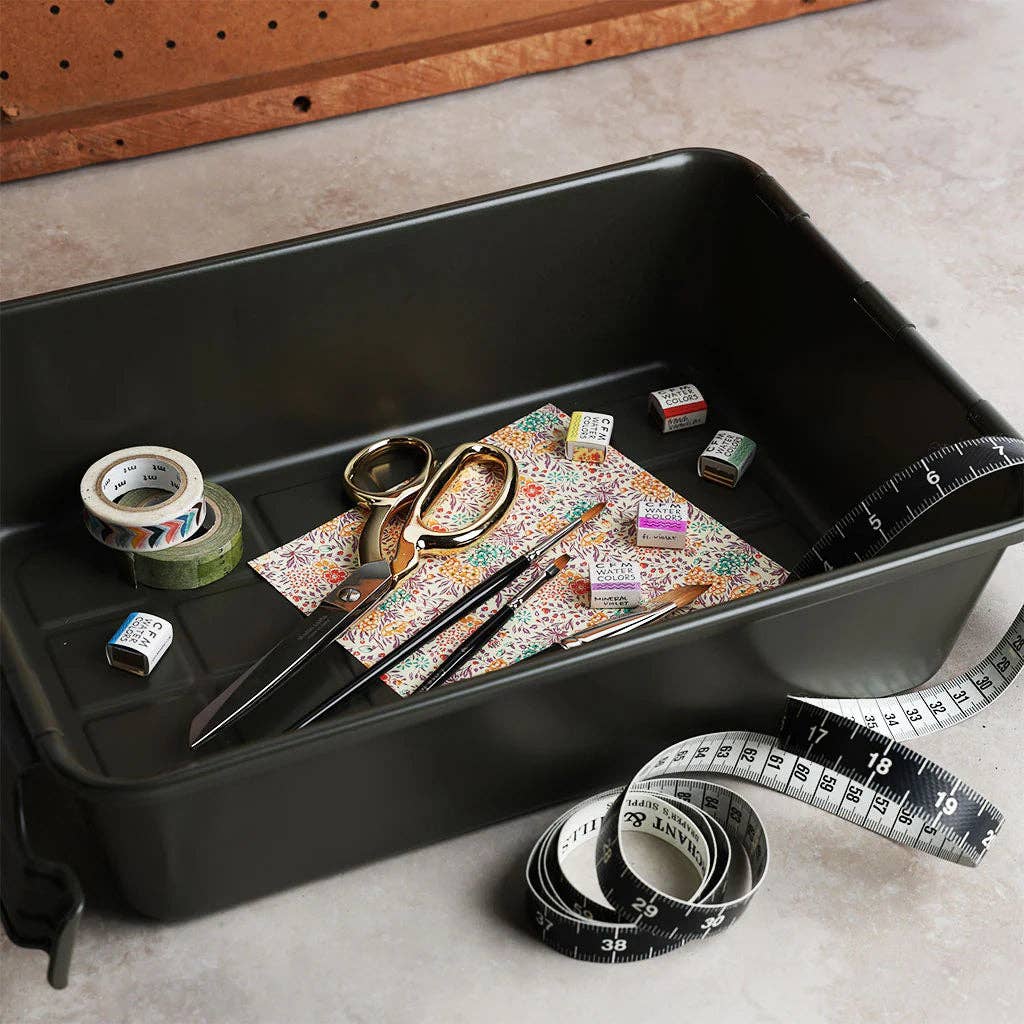 Toyo - Steel Stackable Storage Box M-8 - Black