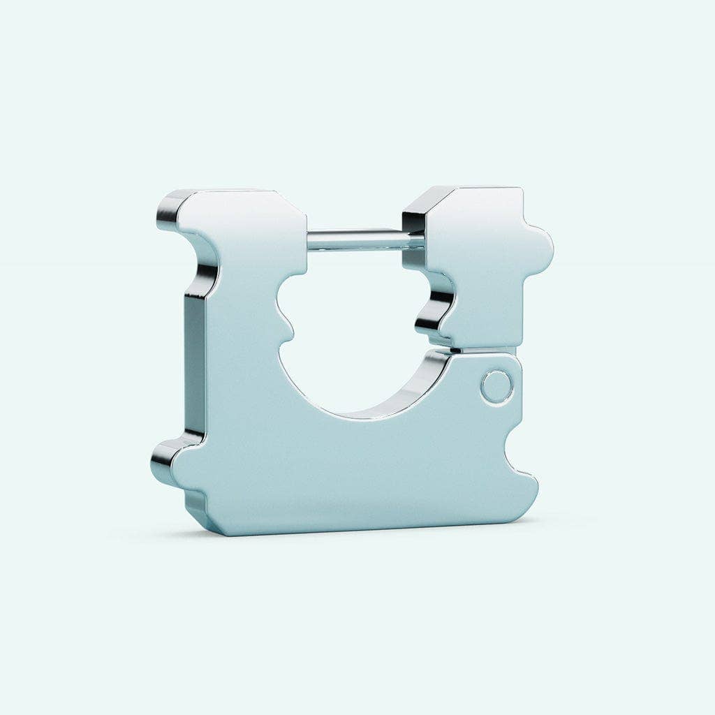 Studiocult - Single Mini Bread Tag Earring -Gold