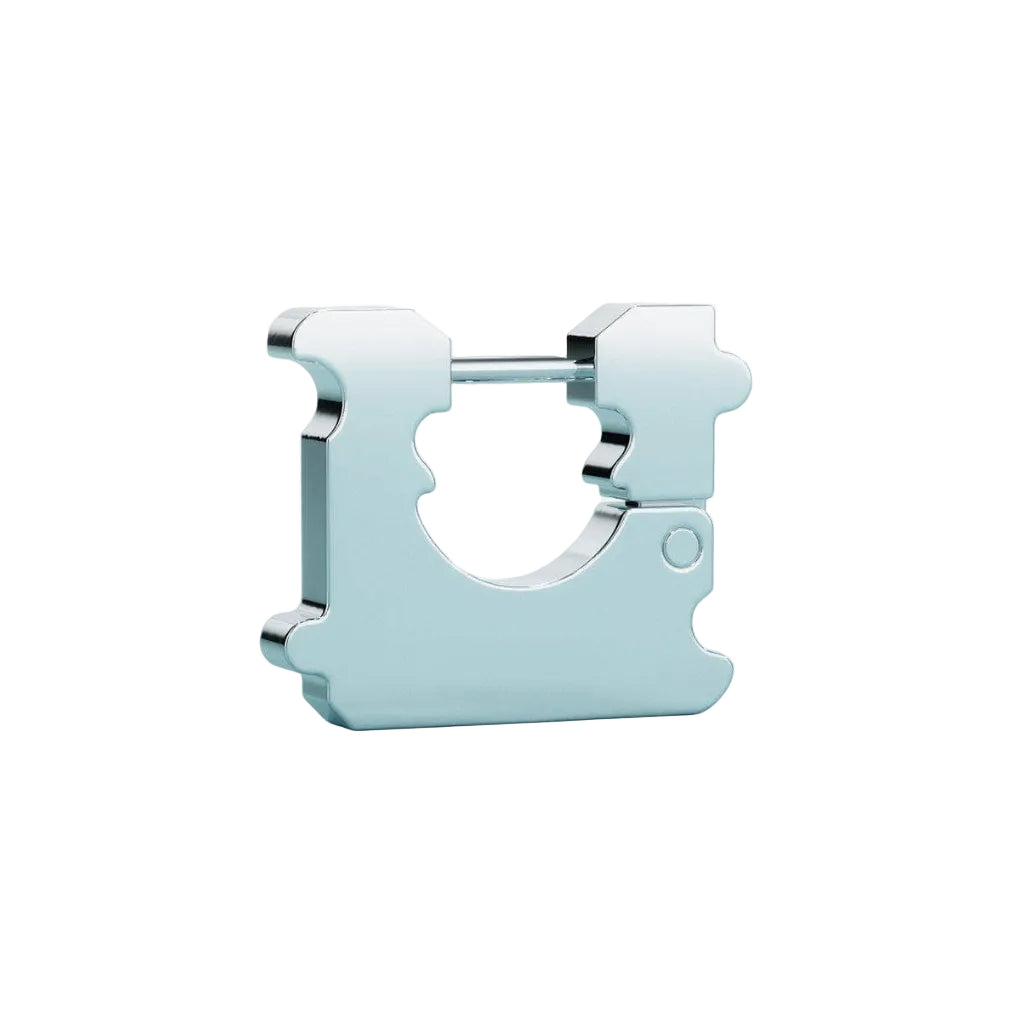 Studiocult - Single Mini Bread Tag Earring - Silver