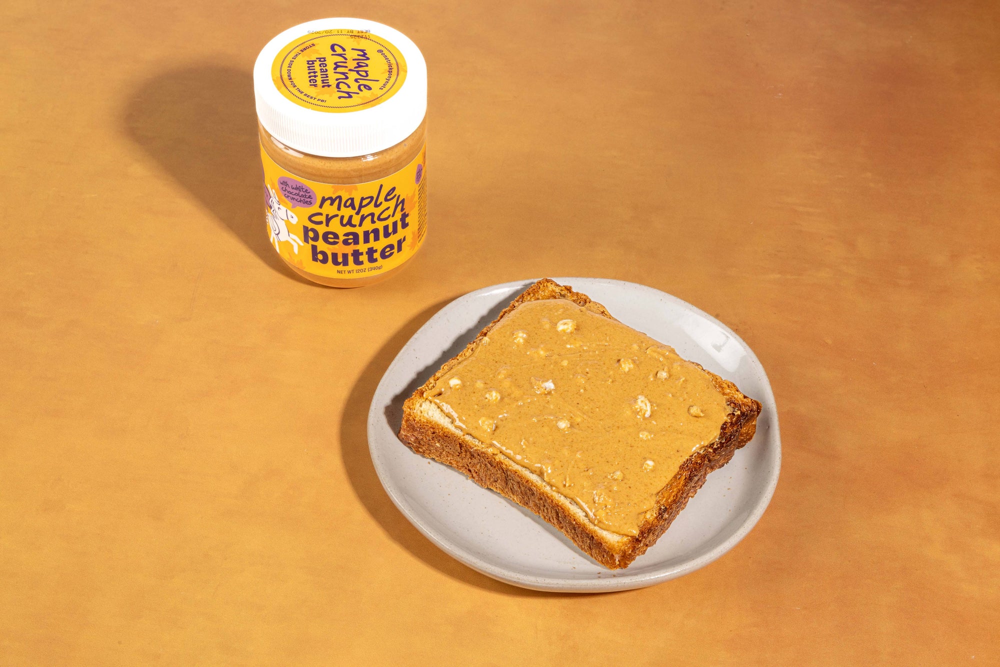 Maple Crunch Peanut Butter with White Chocolate Pearls