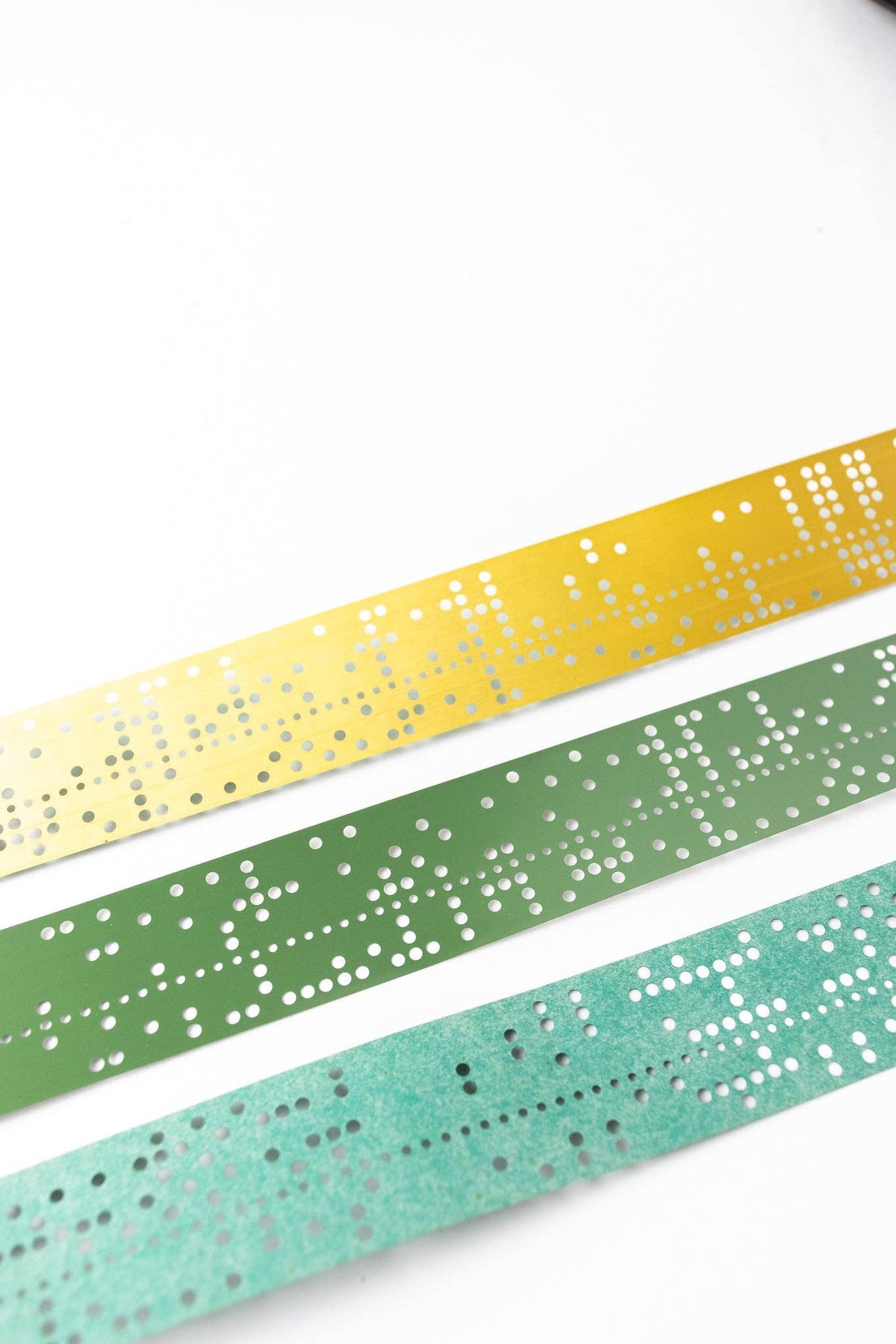 Paper Tape In Computer Punched Computer Tape Section