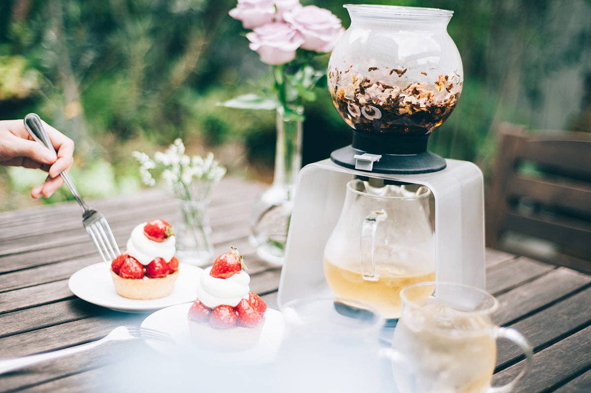 Hario - Largo Tea Dripper Stand Set - 800 mL