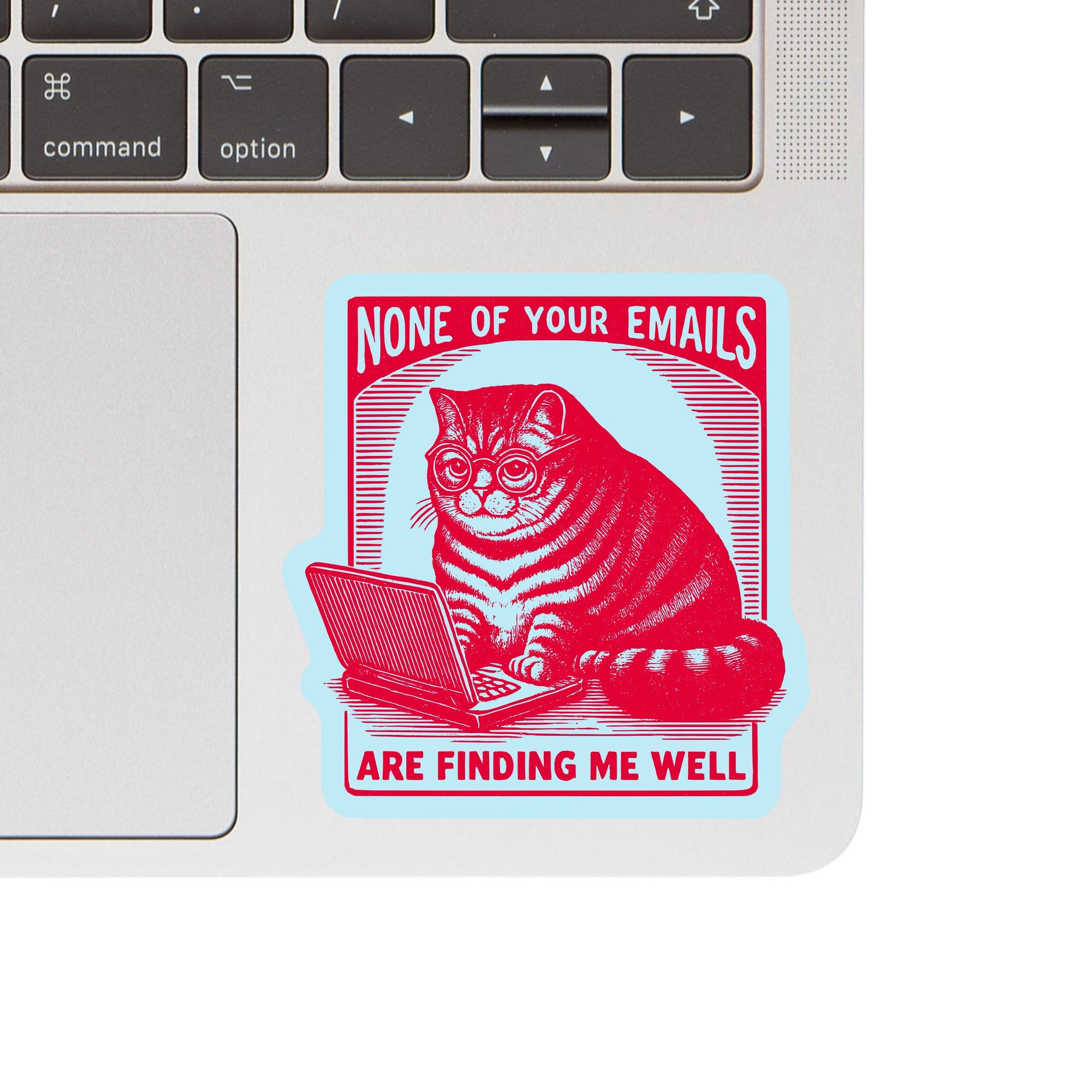 Juju and Moxie - Work Kitty Cat Sarcastic Cute High Quality Vinyl Sticker