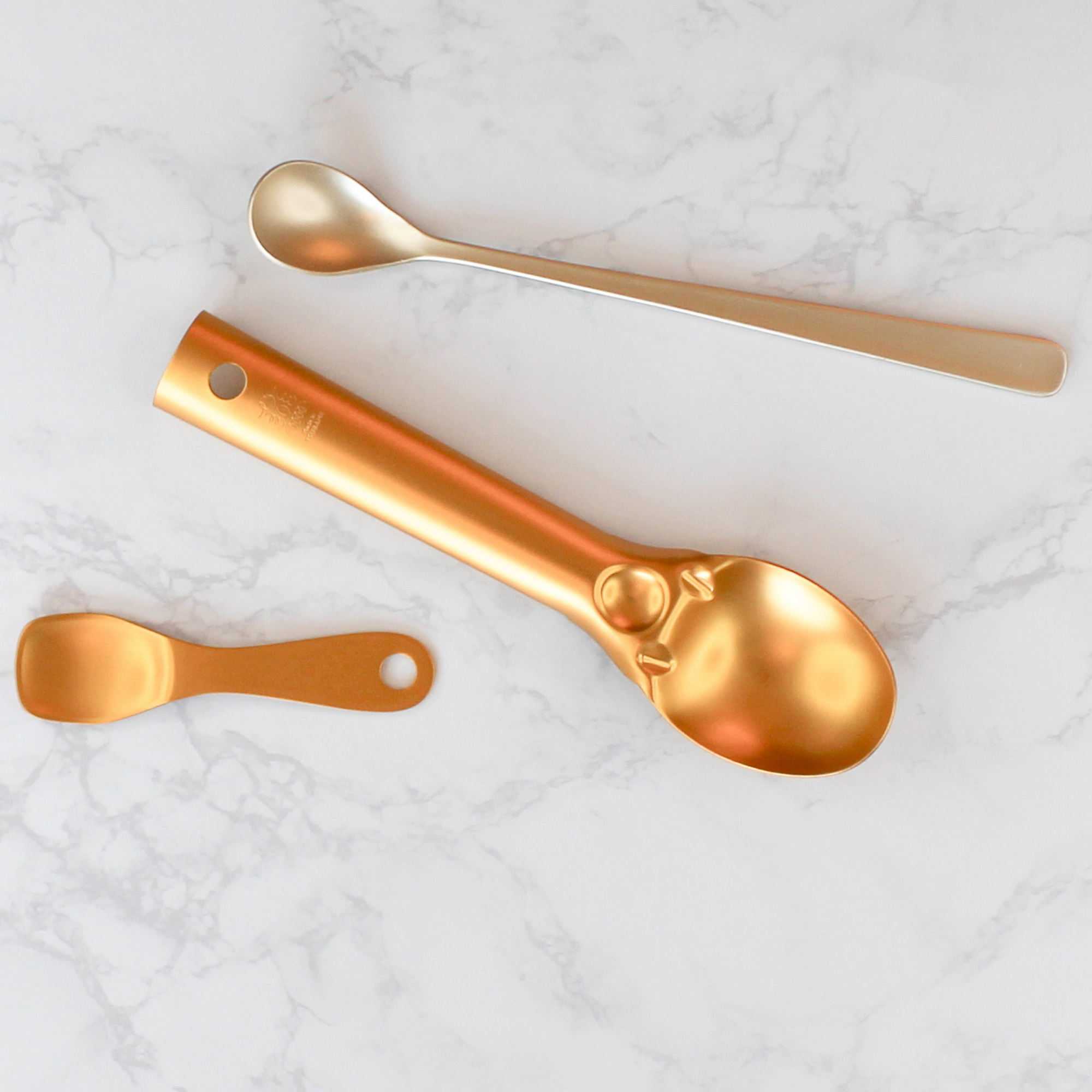 Enjoy-The-Best Ice Cream Spoon - Silver