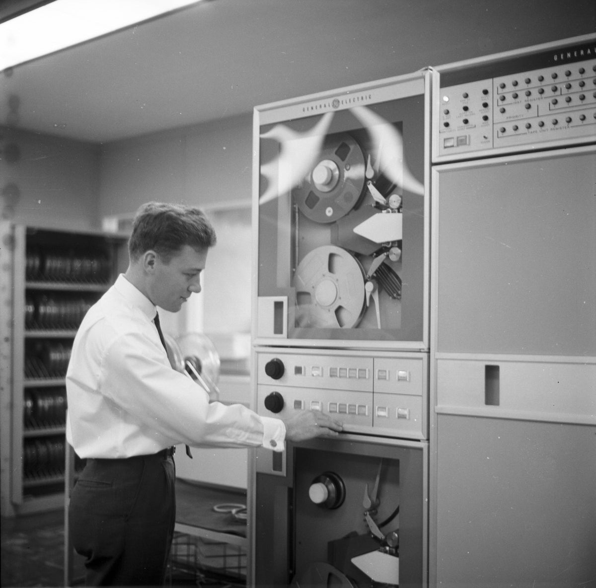Programming Tape Punched Computer Tape Section