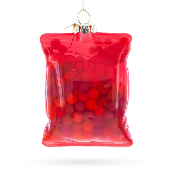 Fruity Chews Candy Bag - Glass Ornament