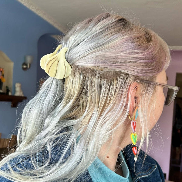 Garlic Rhinestone Mini Claw Hair Clip