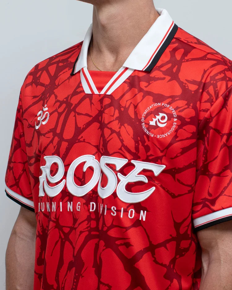 Rose Endurance - Thorn Camo Soccer Jersey - Red