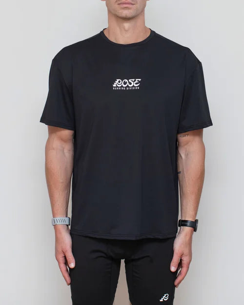 Rose Endurance - Ritual Performance Tee - Black