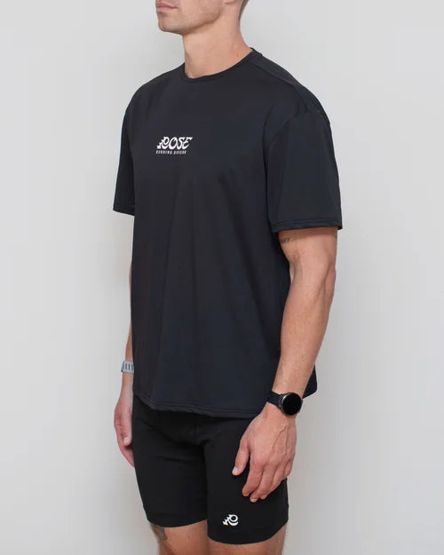 Rose Endurance - Ritual Performance Tee - Black