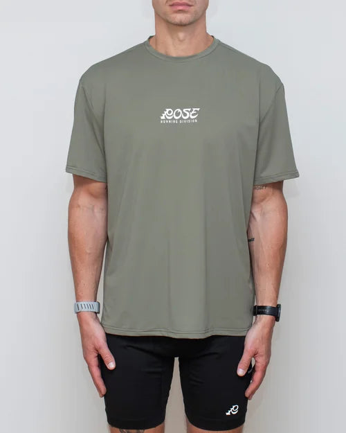 Rose Endurance - Ritual Performance Tee - Sage Grey