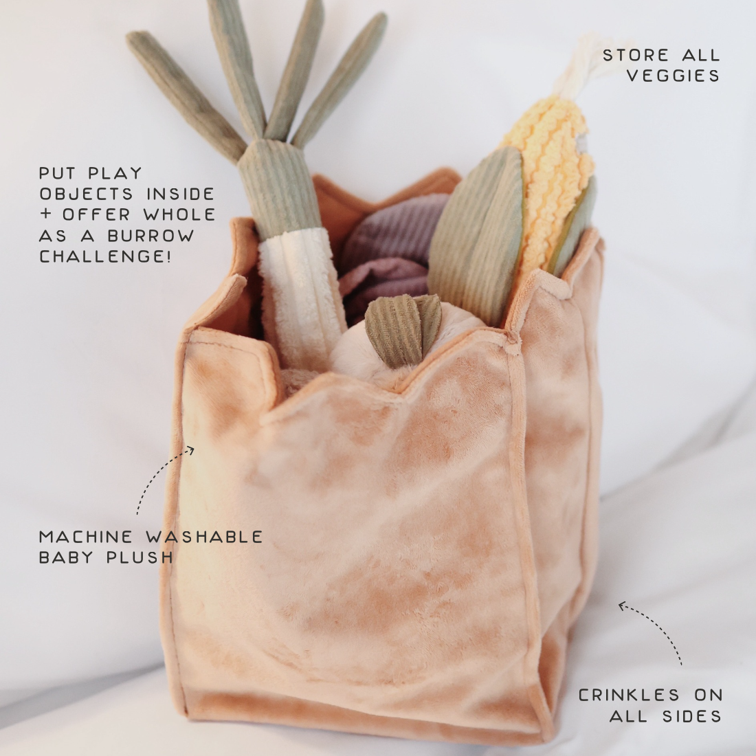 Lambwolf Collective - FARMER'S MARKET SET // ENRICHMENT TOY SET// SNUFFLE TOY