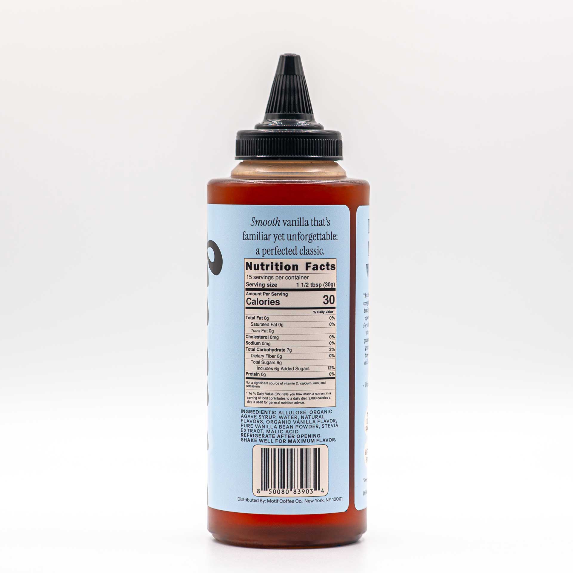 Motif - Vanilla Coffee Syrup
