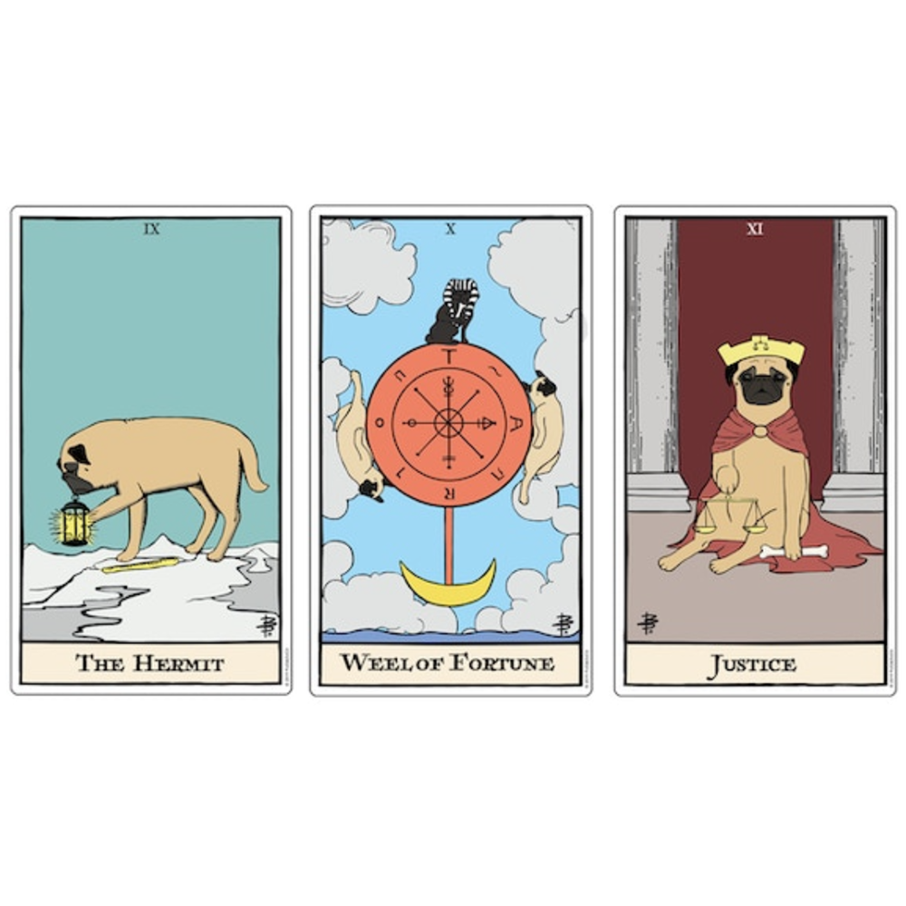 Pug Tarot & Booklet