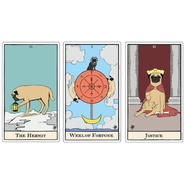 Pug Tarot & Booklet