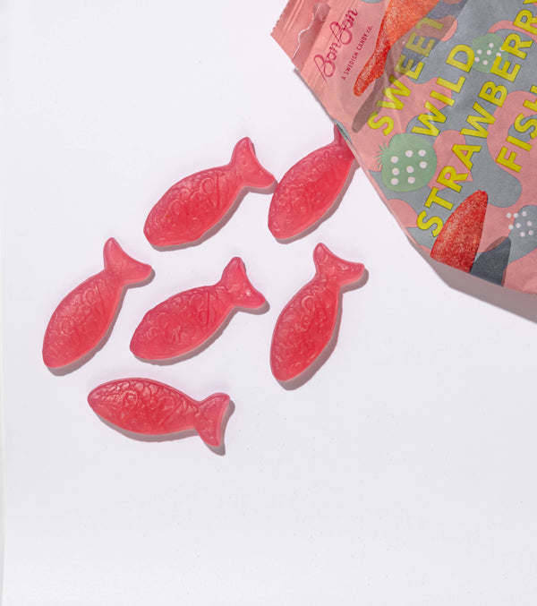 BonBon - Swedish Candy - Sweet Wild Strawberry Fish
