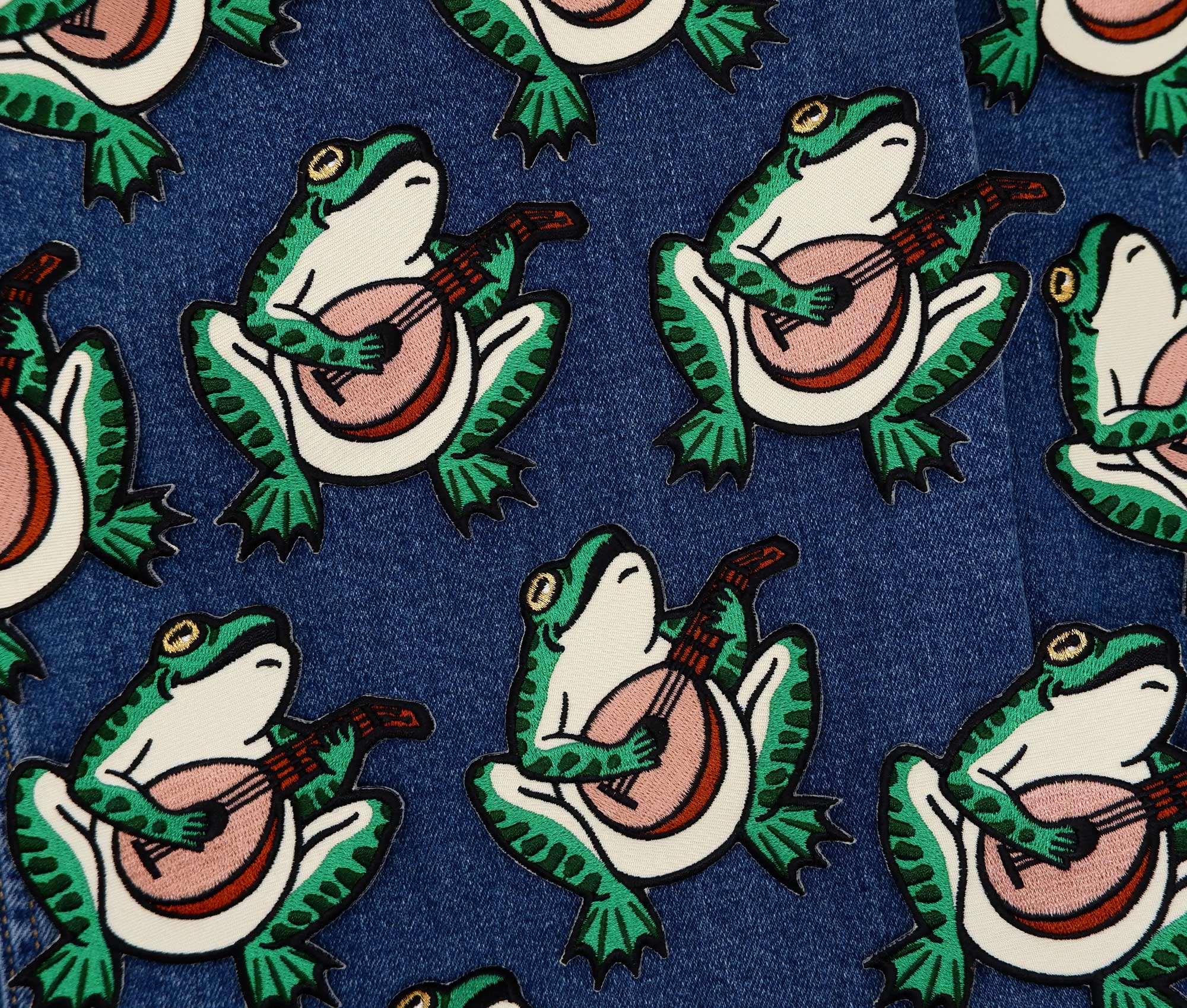 Frog Serenade - Embroidered Patch - Space Camp