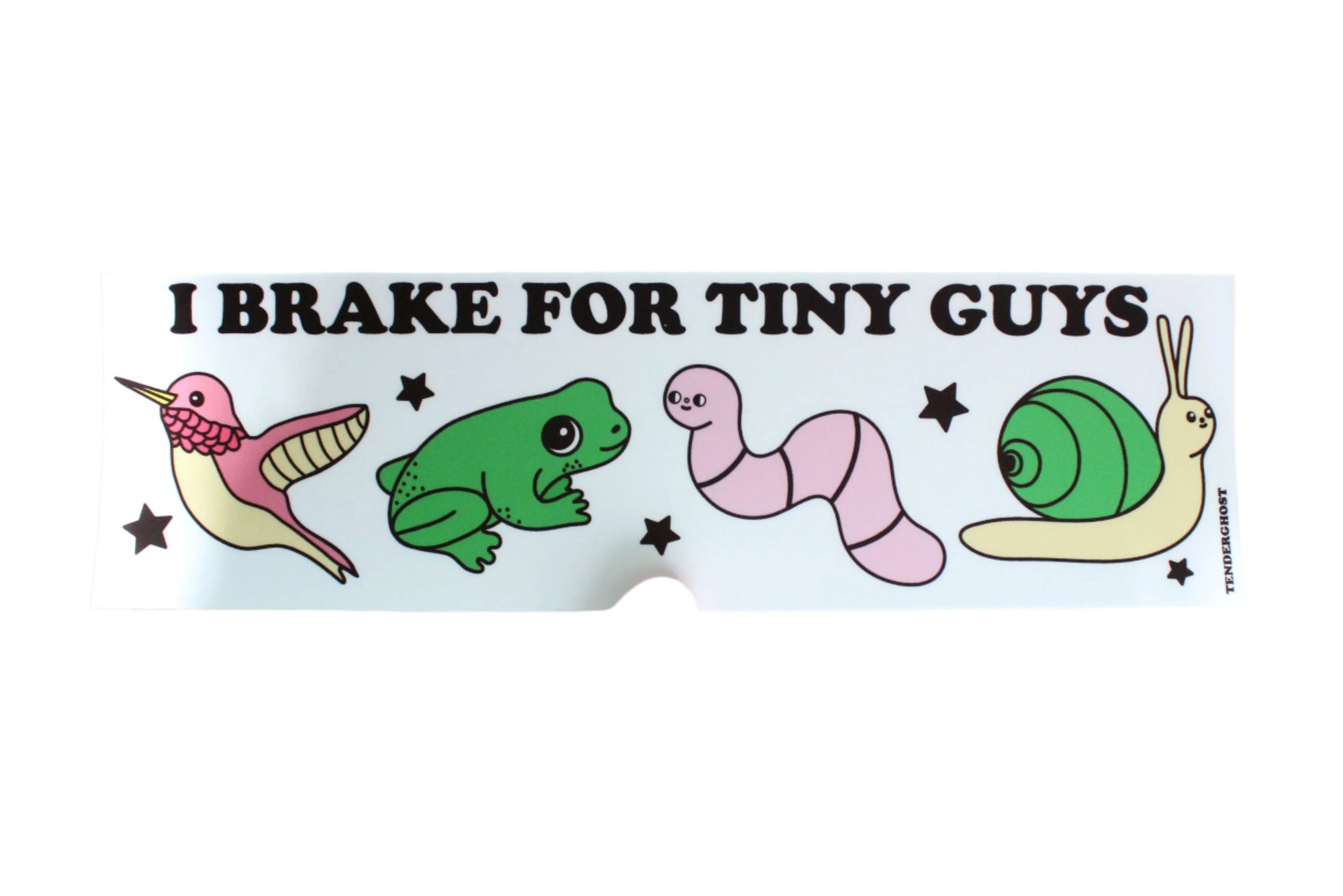 I Brake For Tiny Guys Bumper Sticker - Space Camp