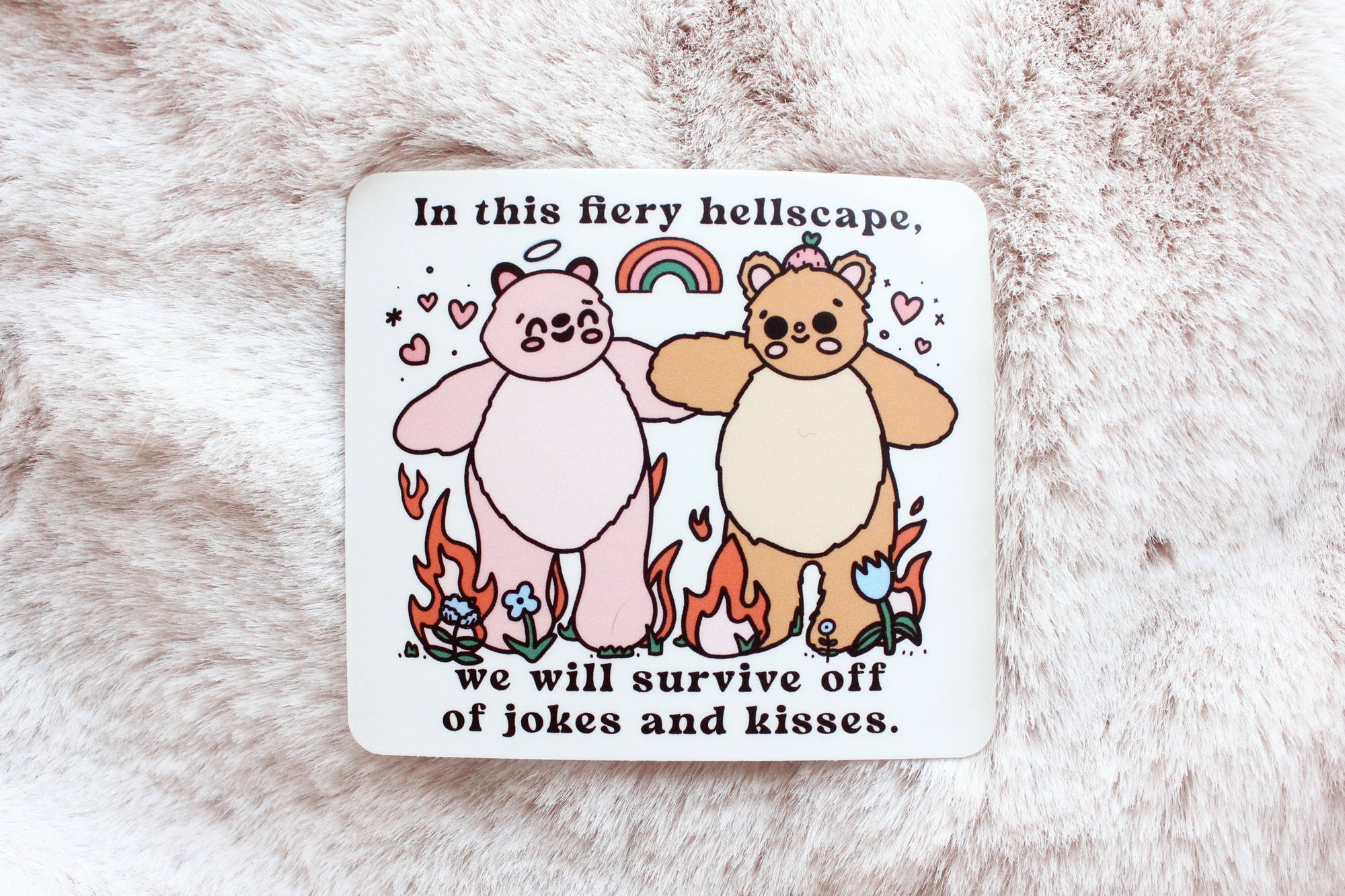 Fiery Hellscape Sticker - Space Camp