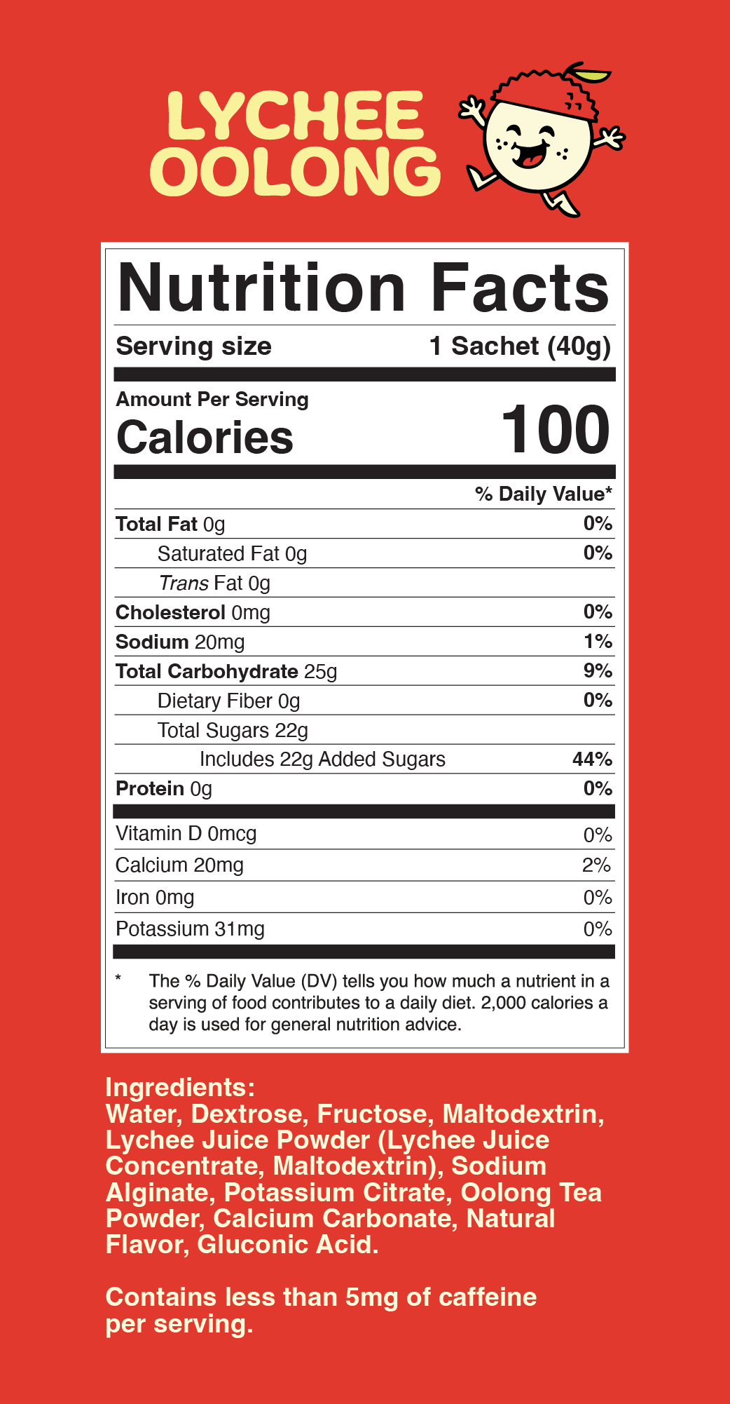 Pao Labs - Energy Jelly - Lychee Oolong