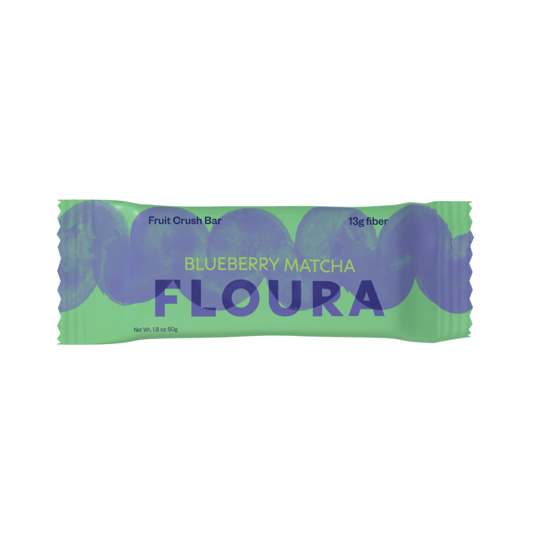 Floura - Fruit Crush Bar - Blueberry Matcha