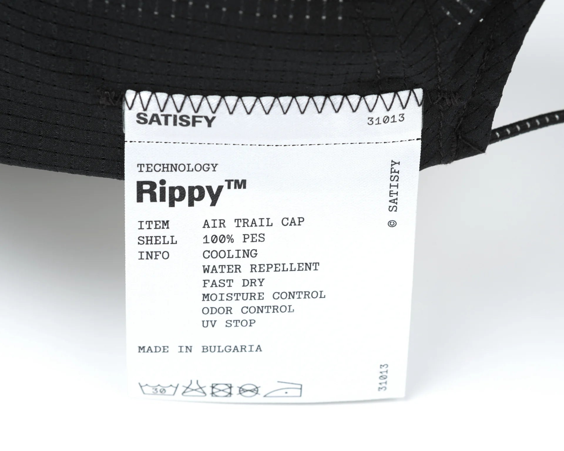 Satisfy - Rippy Air Trail Cap - Black