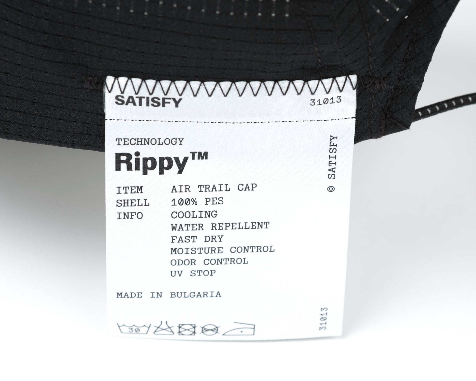 SATISFY - Rippy™ Trail Cap - Black