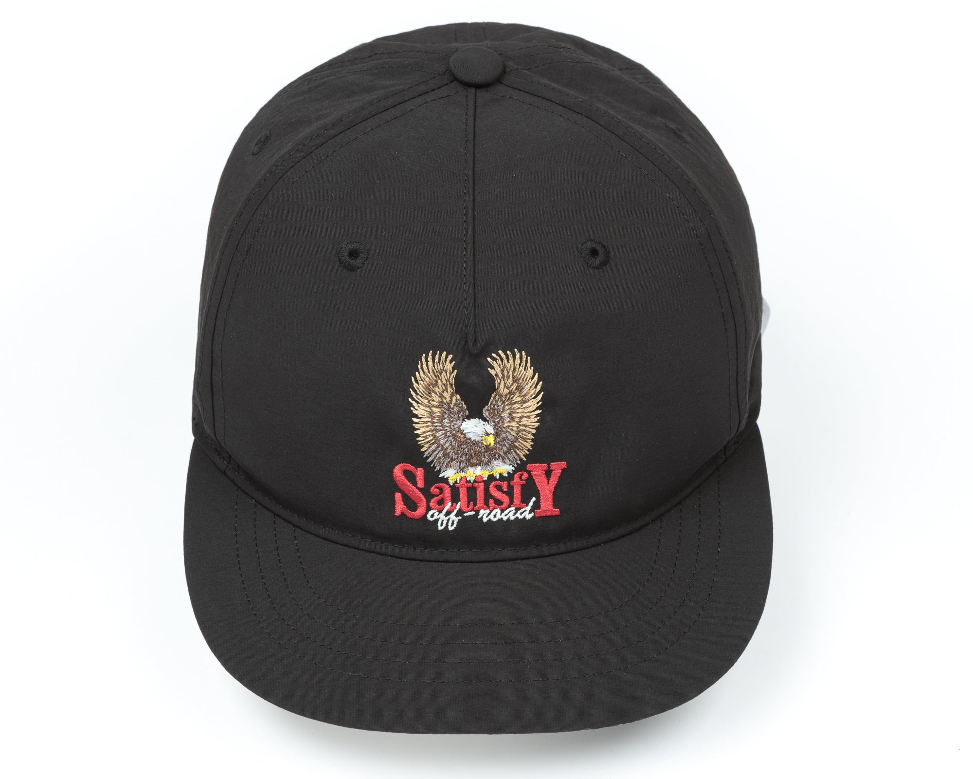 SATISFY - FliteSilk 5 Panel Pinch Cap - Black Eagle