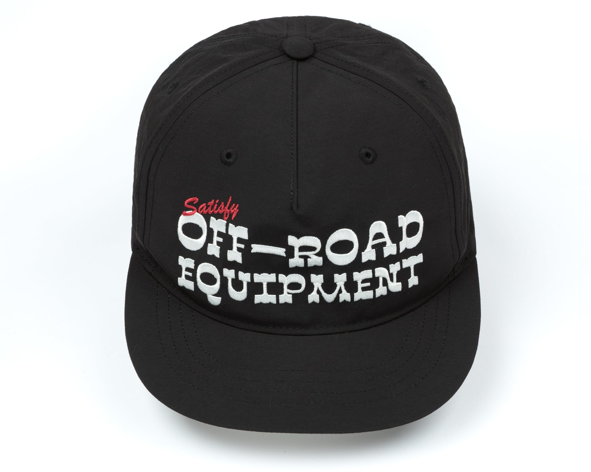 SATISFY - FliteSilk 5 Panel Pinch Cap - Black Off Road