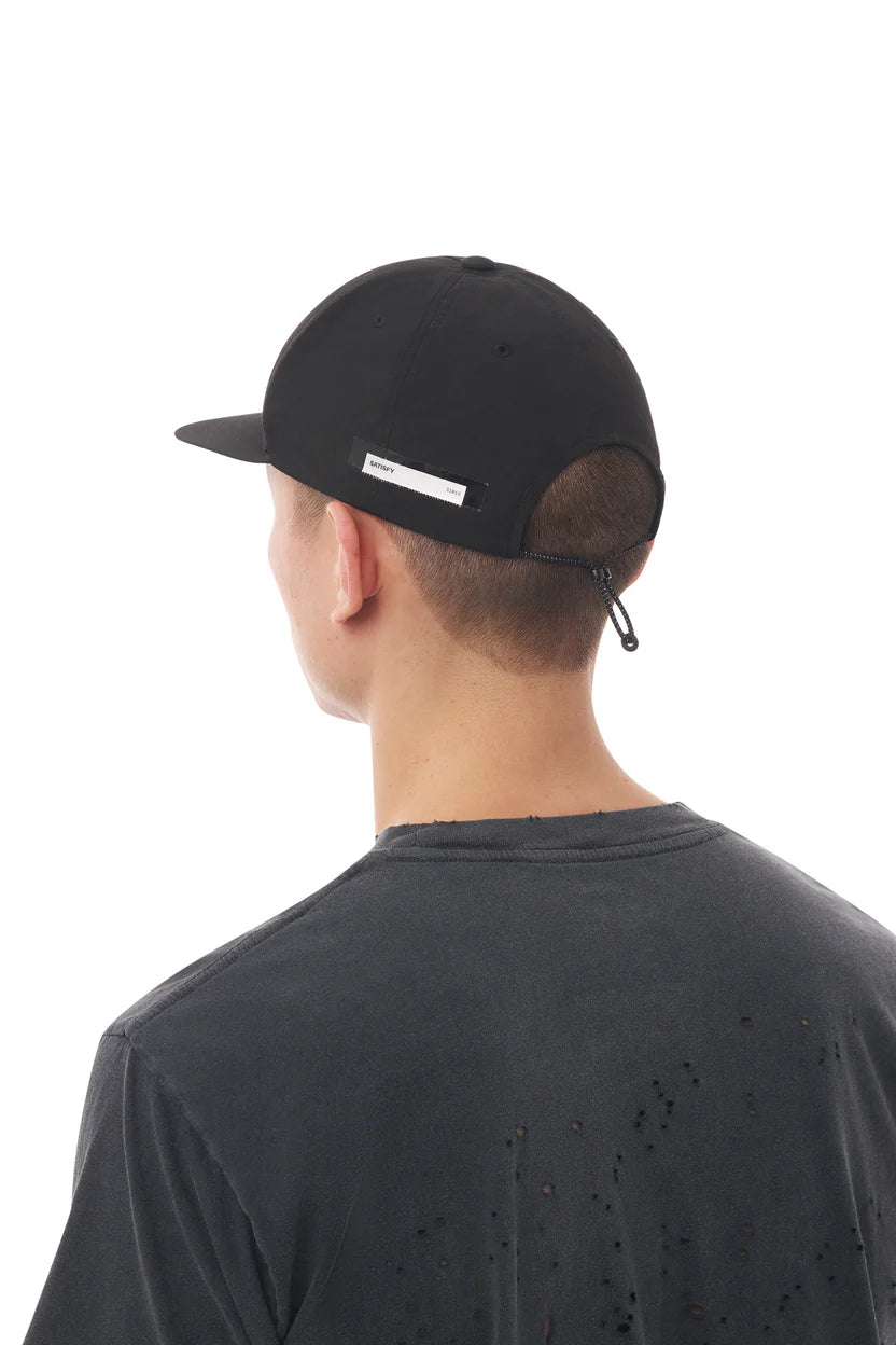 SATISFY - FliteSilk™ 5‑Panel Pinch Cap - Black Off Road