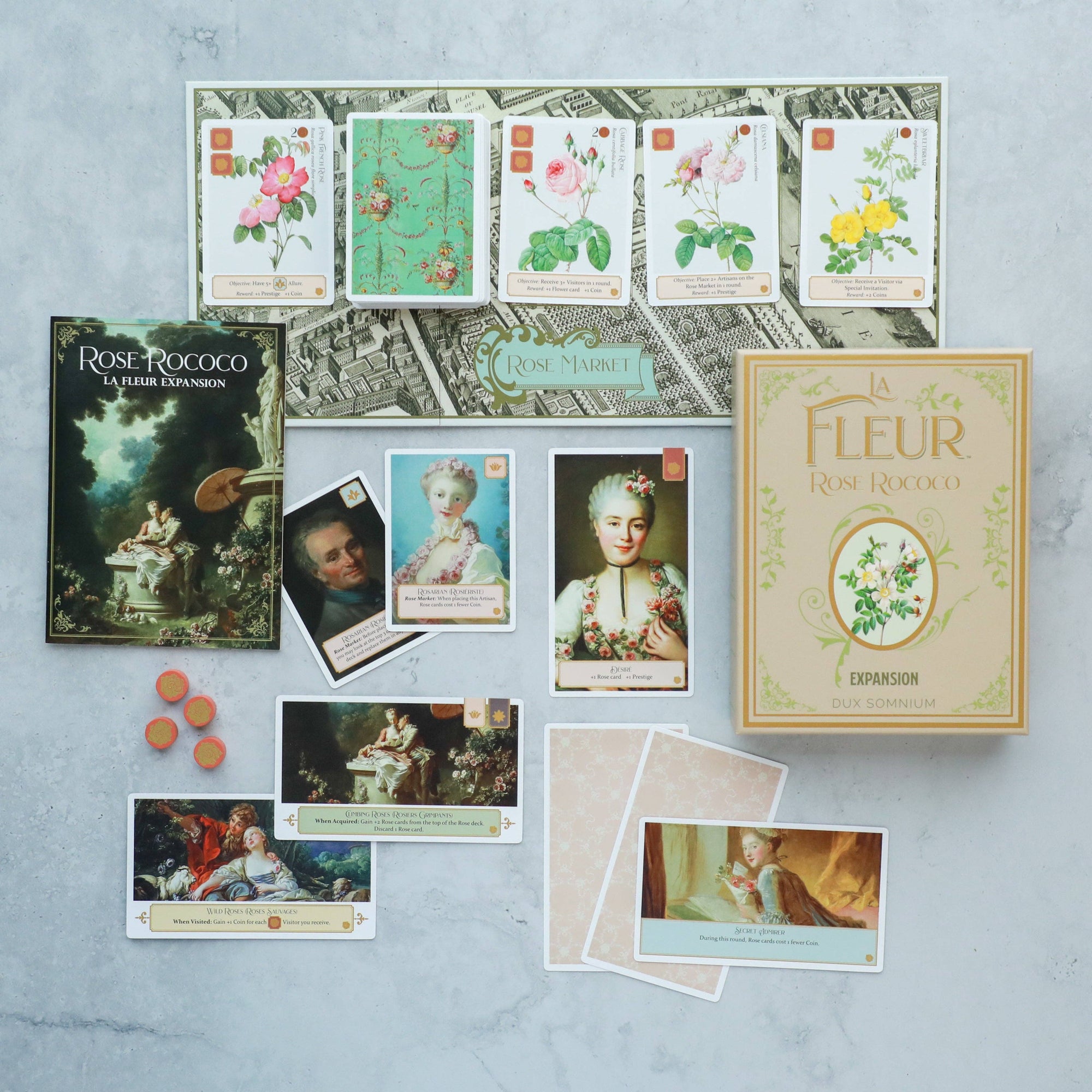 La Fleur - Board Game - Rose Rococo Expansion