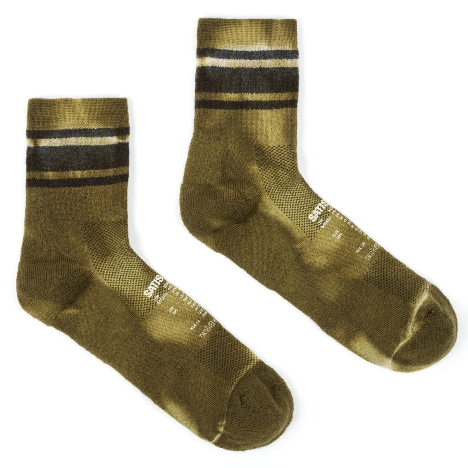 SATISFY - Merino Tube Socks - Seed Tie-Dye