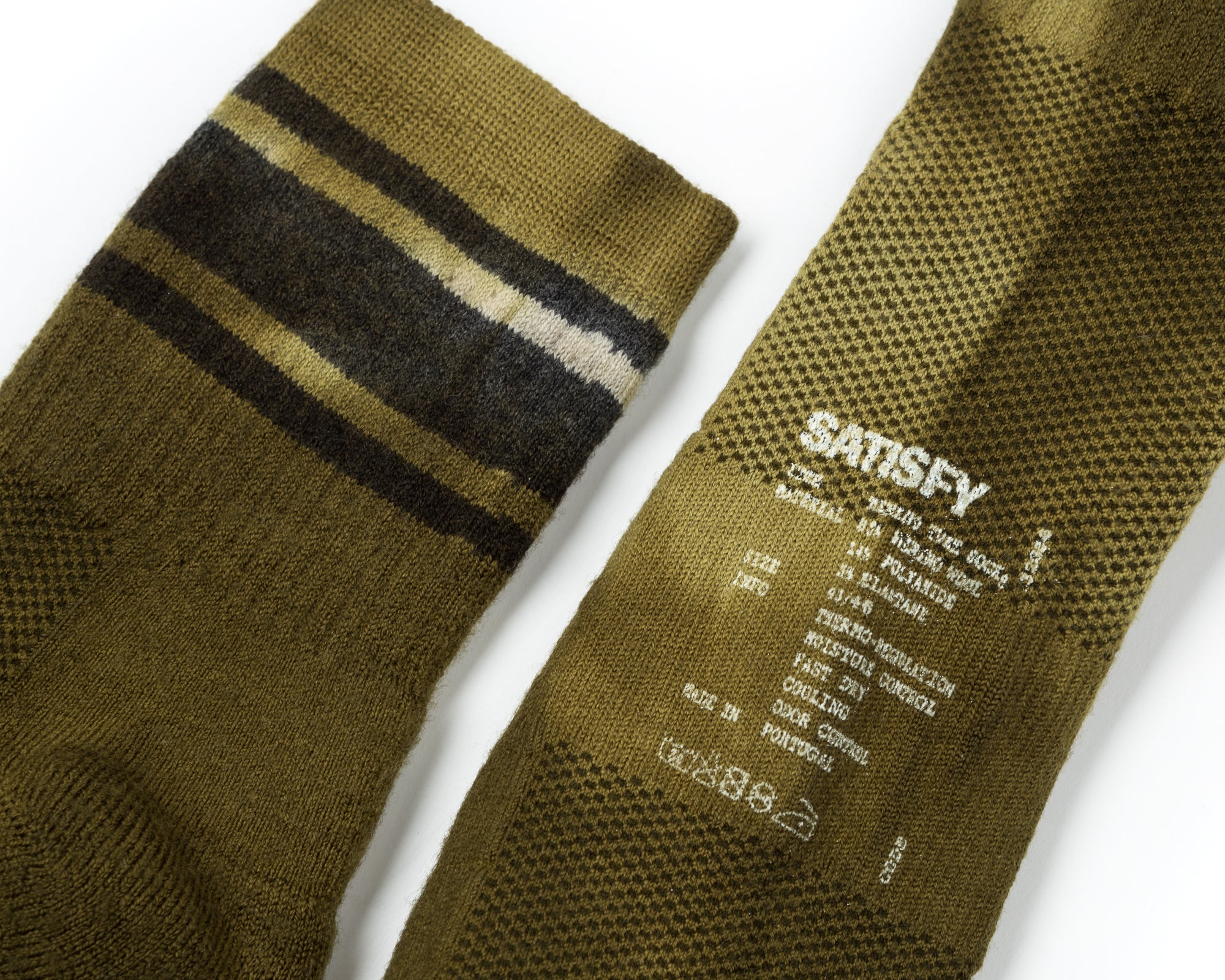 SATISFY - Merino Tube Socks - Seed Tie-Dye