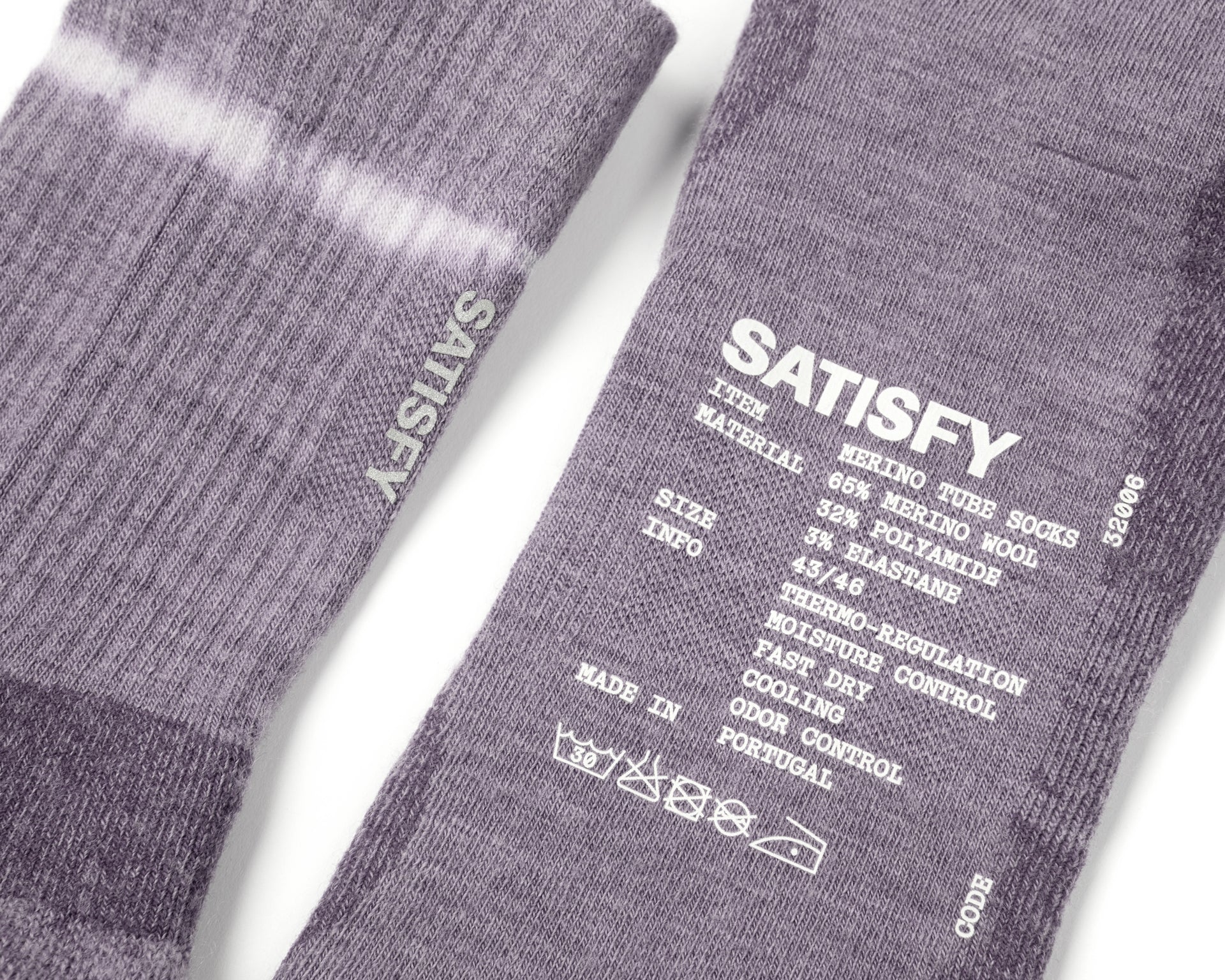 SATISFY - Merino Nylon Tube Socks - Dusk