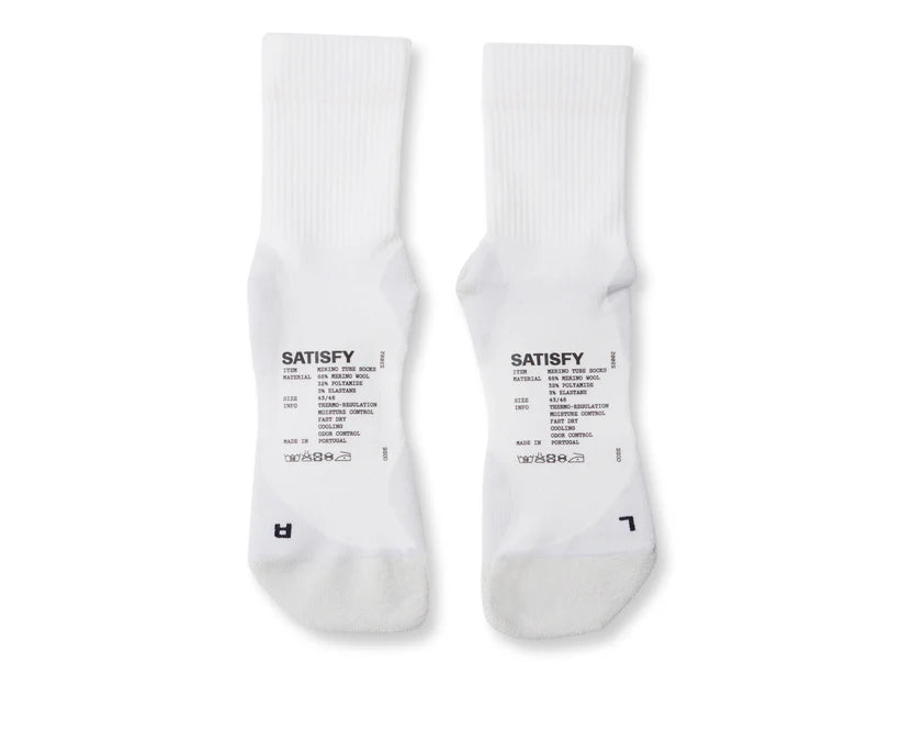 SATISFY - Merino Nylon Tube Socks - Off-White