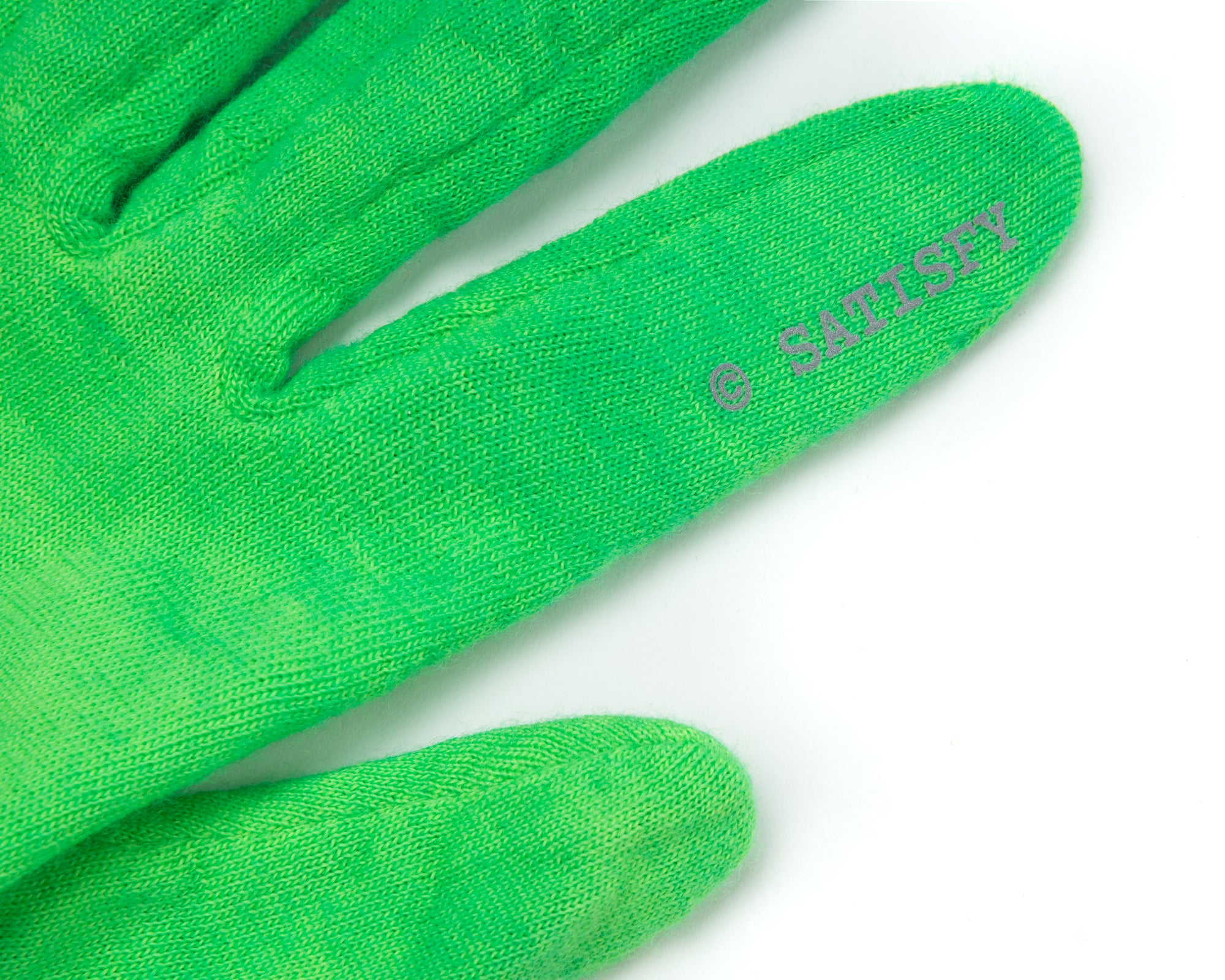 SATISFY - CloudMerino Gloves - Batik Neon Green